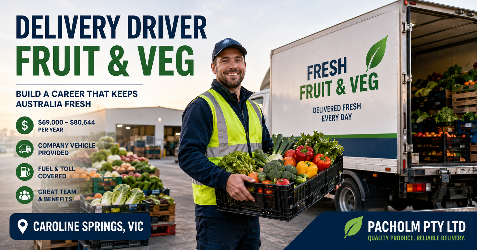 Delivery Driver – Fruit & Veg Jobs in Australia